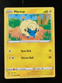 3 Pokemon Evolving Skies Ampharos 056/203, Flaaffy 055/203 & Mareep 054/203 NM - Image 3