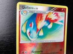 Pokemon Mysterious Treasures Rev- Holo Quilava LV. 2560/123 EX/ LP - Image 2