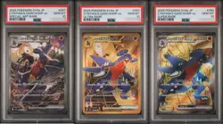 PSA 10 CYNTHIA'S GARCHOMP 087/063 SAR SR UR SET OF 3 HEAT WAVE ARENA POKEMON - Image 1