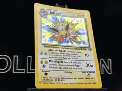 Pokemon TCG Jolteon 4/64 Holo Rare SWIRL Jungle 1999 WOTC MP - Image 4