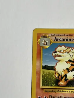 Arcanine 23 / 102 Pokemon Base Set 1999 MP / HP Uncommon Non Holo - Image 5