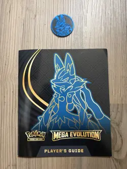 Pokemon TCG Mega Evolution(Lucario) Player's Guide English Paper - Image 1