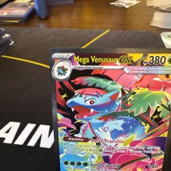 Pokemon. Mega Venusaur ex 177/132 Me01: Mega Evolution Holo. I12 - Image 5