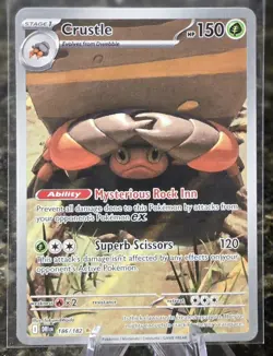 Crustle 186/182 - Destined Rivals - Pokemon TCG - Illustration Rare - Near Mint - Image 1