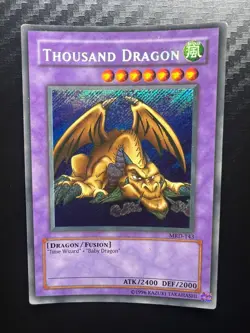 Yugioh Thousand Dragon - MRD-143 Secret Rare NM - Image 1