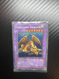 Yugioh Thousand Dragon - MRD-143 Secret Rare NM - Image 4
