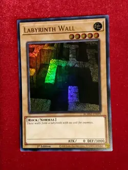 Yu-Gi-Oh! Labyrinth Wall - 1st Edition BLMM-EN099 Ultra Rare - Unplayed Mint+ - Image 1