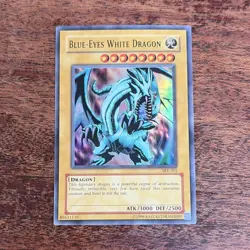 Konami Yu-Gi-Oh! Blue-Eyes White Dragon SKE-001 Holo Super Rare 3000/2500 - Image 1