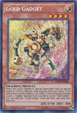 Gold Gadget - MVP1-ENS18 - Secret Rare 1st Edition - Yugioh - Image 1