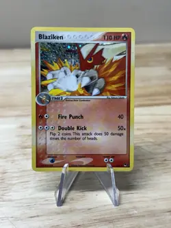 Blaziken - 1/17 - Pokemon Pop Series 1 Holo Card LP - Image 1