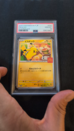 PSA 10 Pikachu 020/M-P McDonald's Happy Set Promo 2025 Pokemon Card Japanese JP - Image 2