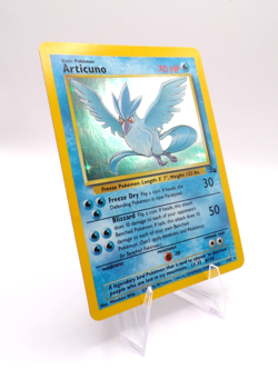 Pokemon Articuno Fossil Unlimited Holo Rare English 2/62 1999 Card - Image 3
