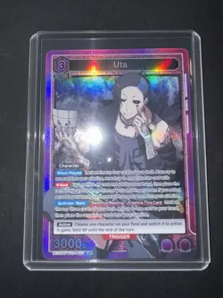 Union Arena - Uta - Tokyo Ghoul - SR Parallel Card #UE18BT/TKG-1-037 - Image 1