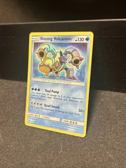 Pokemon TCG Shining Legends Volcanion 27/73 Shiny Holo Rare Card - Image 3
