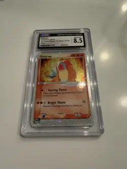 Entei EX Holo Team Magma vs Aqua Card 91/95 CGC 8.5 Ultra Rare - Image 1