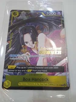 One Piece Card Game - Boa Hancock P-115 Release Event Winner OP15 - Sealed - Image 1