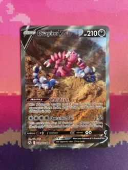 Pokemon Card Drapion V GG49/GG70 Crown Zenith Galarian Gallery Near Mint - Image 1