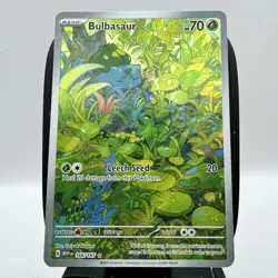 Bulbasaur 166/165 Pokemon Card Holofoil 2023 collectable Rare Tcg English - Image 1