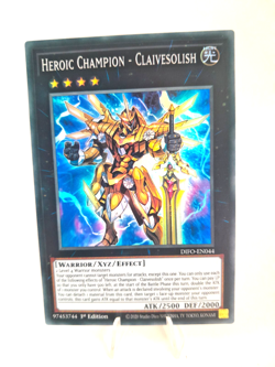 Heroic Champion - Claivesolish DIFO-EN044 Super Rare 1st Edition YuGiOh TCG Card - Image 1