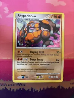 Pokemon Card Rhyperior Supreme Victors Cosmo Holo 10/147 Near Mint - Image 1