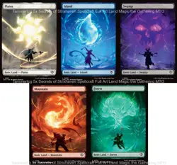 FOIL Full Art Basic Lands - Secrets of Strixhaven - MtG - NM - Image 1