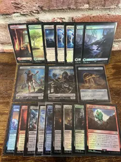 Magic Final Fantasy 38 Card Foil uncommon, Land, Borderless Lot Ships Free! - Image 2