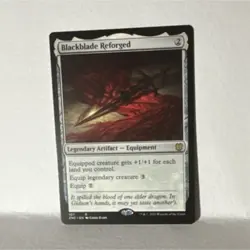Blackblade Reforged Zendikar Rising Rare Colorless Equipment #107 Regular MTG - Image 1