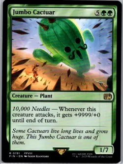 #191 Jumbo Cactuar FINAL FANTASY Rare - Image 1