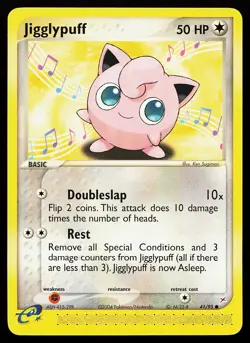 Jigglypuff 41/95 Common Team Magma vs Team Aqua Pokemon Card - Image 1