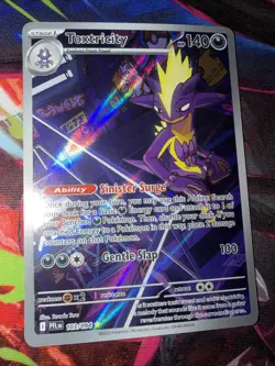 Pokemon TCG Toxtricity 103 Phantasmal Flames IR Illustration Art Rare Card NM - Image 2