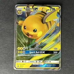 Pokemon Raichu GX Sun & Moon Promo #SM213 - Image 1