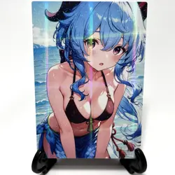 Genshin Impact Ganyu Sexy Anime Waifu Girl Lewd Doujin Goddess Story Art Card - Image 2