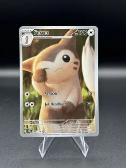 Furret 168/159 SV09: Journey Together Holofoil Illustration Rare Pokemon TCG - Image 1