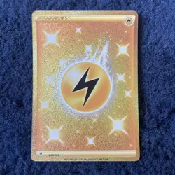 Pokemon - Lightning Energy - 235/203 - SWSH Evolving Skies - Gold Secret Rare - Image 1
