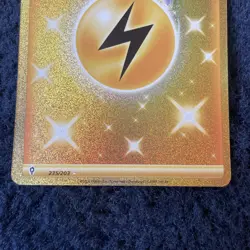 Pokemon - Lightning Energy - 235/203 - SWSH Evolving Skies - Gold Secret Rare - Image 3