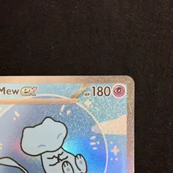 Pokemon Mew ex 232/091 SV: Paldean Fates Full Art Holo Special Illustration EX - Image 2