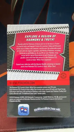 Pokemon TCG Scarlet & Violet White Flare Booster Bundle 2025 New & Sealed - Image 3