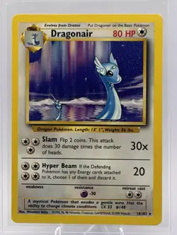 Pokemon TCG Base Set Dragonair 18/102 Non Holo - Image 1