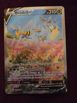 Pokemon: Beedrill V (Alternate Full Art) 161/189 Astral Radiance - Image 1