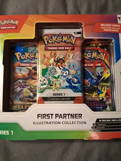 Pokemon TCG First Partner Illustration Collection Series 1 Promo Booster Box - Image 3
