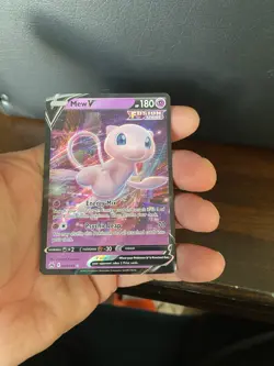 Pokemon TCG Mew V 060/159 Crown Zenith Ultra Rare Holo Basic 180 HP English - Image 3