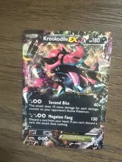 Pokemon TCG Krookodile EX XY25 Black Star Promo Holo - Image 1