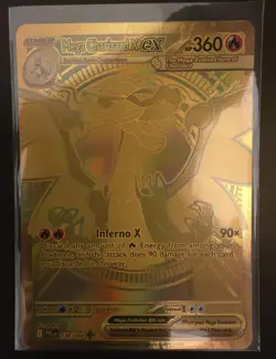 Mega Charizard X ex Gold Hyper Rare 130/094 Pokemon Phantasmal Flames English - Image 4