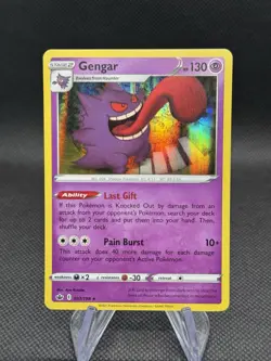 Pokemon TCG - Gengar - 057/198 Holo Rare - SWSH Chilling Reign NM - Image 1
