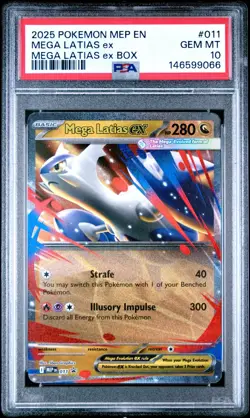 Pokemon Mega Latias EX "EX BOX" Promo #11 PSA 10 GEM MINT - Image 1