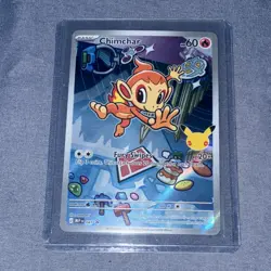 Pokemon Chimchar Me: Mega Evolution Promo 041 Stamped Holo Basic 60 HP English - Image 2