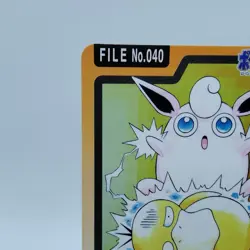 Pokemon Cards Bandai Carddass Wigglytuf File No.040 1997 VG Japanese i681 - Image 2