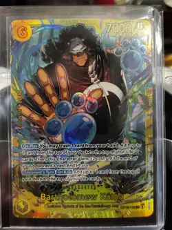 Bartholomew Kuma OP12-119 SEC Legacy Of The Master One Piece TCG English - Image 1