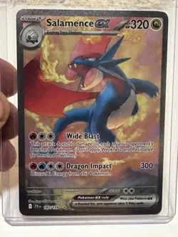 Pokemon TCG Salamence ex 187/159 Sv09: Journey Together SIR Holo MINT - Image 1