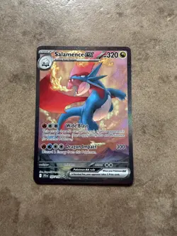 Pokemon TCG Journey Together - Salamence EX SIR 187/159 - NM/M - Image 1
